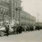 Italian Society, Ordine Indipendente Fior D’Italia (Independent Order Flower of Italy), Fernie BC, float for the Fernie Parade, 1920s.