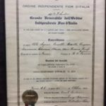 The charter, dated October 20, 1923, for Fernie’s Women’s fraternal society known as the Loggia Speranza d’Italia (Hope of Italy Lodge) No. 101.