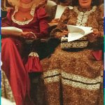 Wives of city councillors at a period council meeting