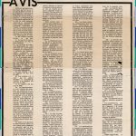 Notice announcing the merger of the Parish and the town