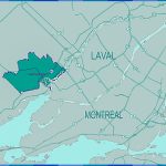 Map showing the location of Saint-Eustache in the Metropolitan Community of Montréal