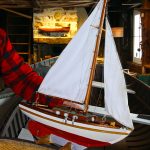 Scale Model of a Sailboat Built by Mr. Lachance