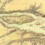 Map of the St. Lawrence River Showing Île au Canot