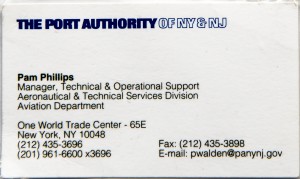 WTC Business card, front side (2001, FMC Collection, Chief Steve Dongworth recto-2-2)