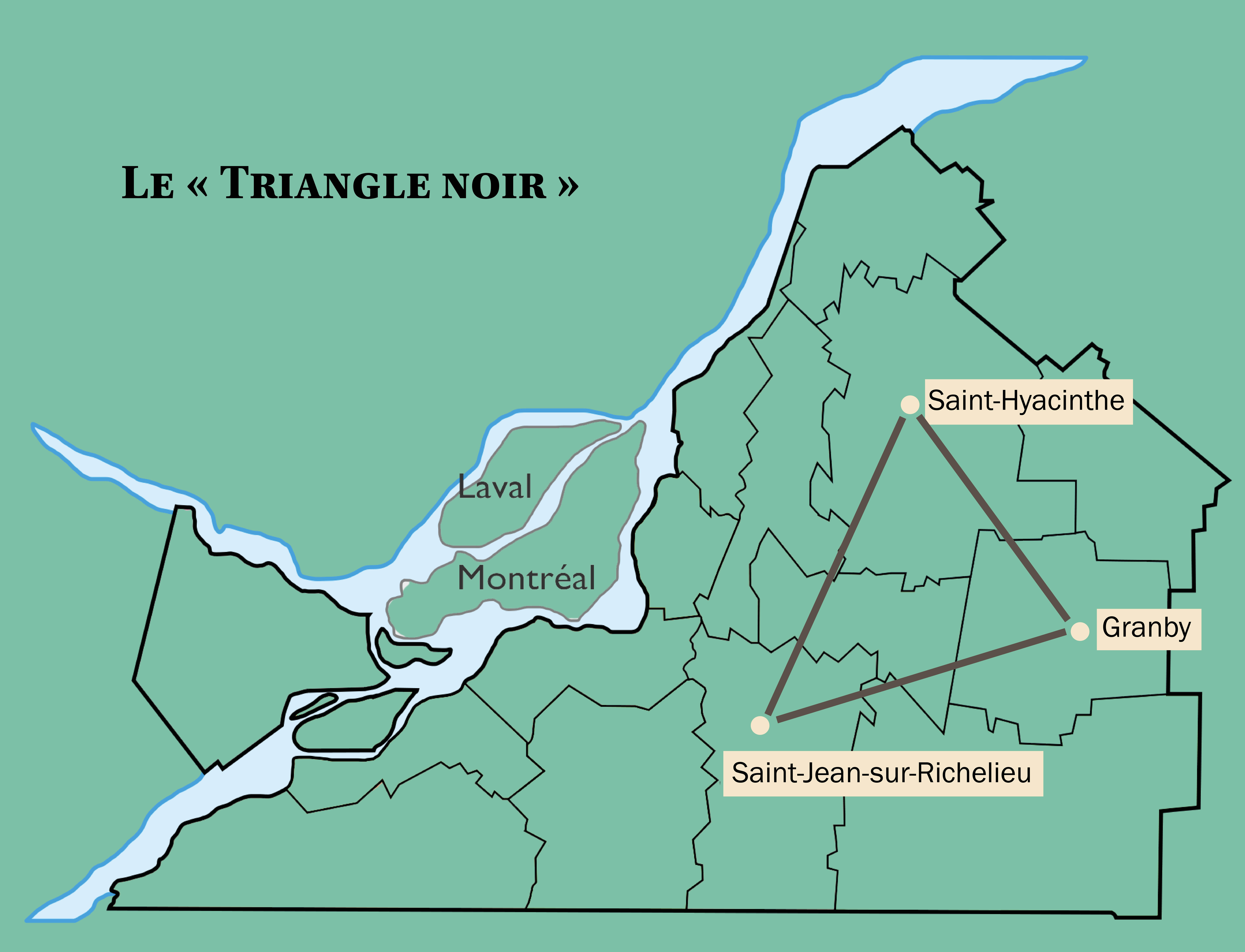 Map of the Black Triangle