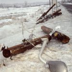 Poles fell like dominoes