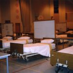 A gym as shelter