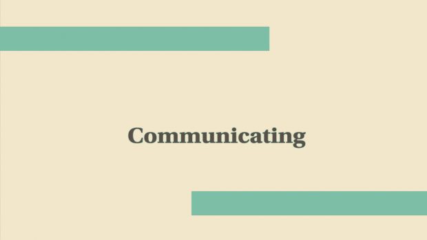 Communicating