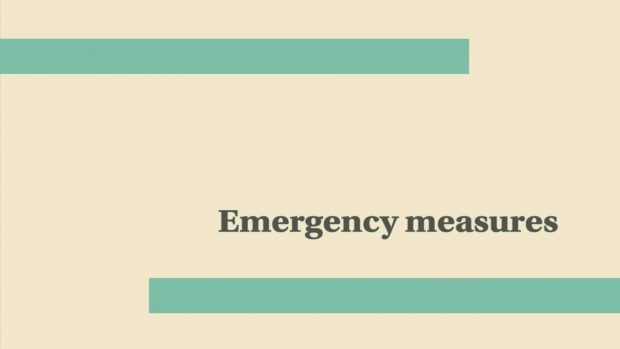 Emergency Measures