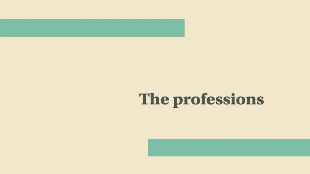 The Professions