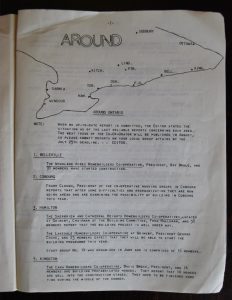 Internal page of a booklet 