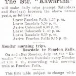 Don’t Be Late! Schedule for Steamboat Kawartha