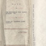 Contract for the Sale of the Lower Section of the Metis River by the Seigneurie Fief Pachot Estates to the Lower St. Lawrence Company