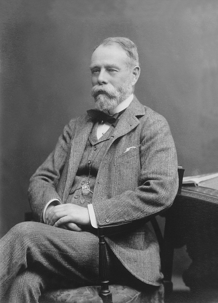 Studio portrait of Sir George Stephen by Russell & Son in 1897.