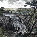 The Metis River Falls by Thomas Fenwick