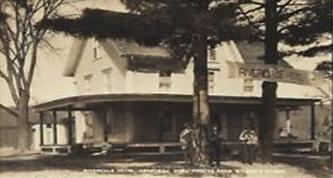 Photo of the Abercorn House from 1860 to 1935, located at 52 Thibault Street