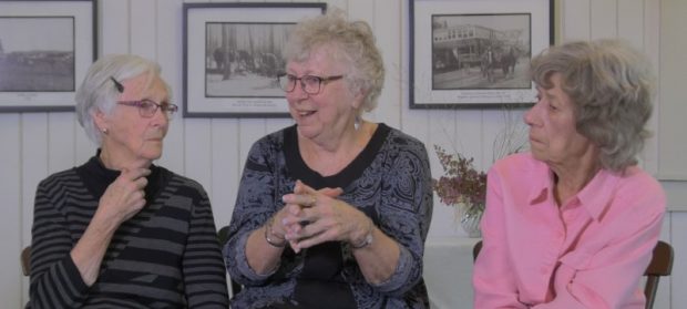 Photo of Georgette, Denise and Thérèse Potvin