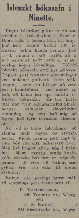 Einn textadálkur á íslensku, prentaður með svörtu bleki á dofnuðum dagblaðspappír.