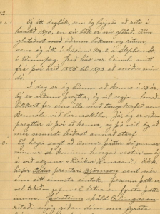 A page from Jóhann Magnús Bjarnason’s handwritten journal, dated 1902. The entry is written in Icelandic cursive on lined paper.