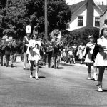 Majorettes Parading