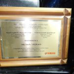 Plaque Awarded to Gilles Gagné