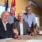 Signing of the Exchange Pact Between the Town of Coaticook and the Municipality of Jallais, France.