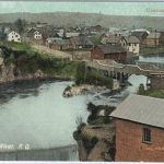 Aerial View of the Coaticook River