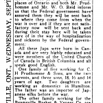 “Japs Arrive in Beamsville”