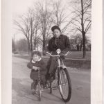 Ken Teshima as a child with his younger sister, c. 1950s