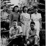 Group photo at Prudhommes Farm, 1943