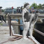 Ruth Towers and George Young at the Fenelon Lock