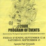 2008 Agassiz Fall Fair Program of Events