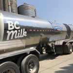 BC Milk Truck at Bandrova Farms Ltd.