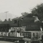 Loading Milk Cannisters at the Agassiz CPR Station, 1930s