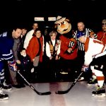 Fundraisers in the colours of hockey