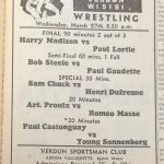 Wrestling at the Verdun Auditorium: a phenomenon that has been around for a long time