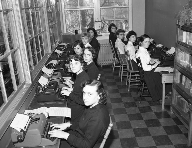 Ten teenage girls write to the machine