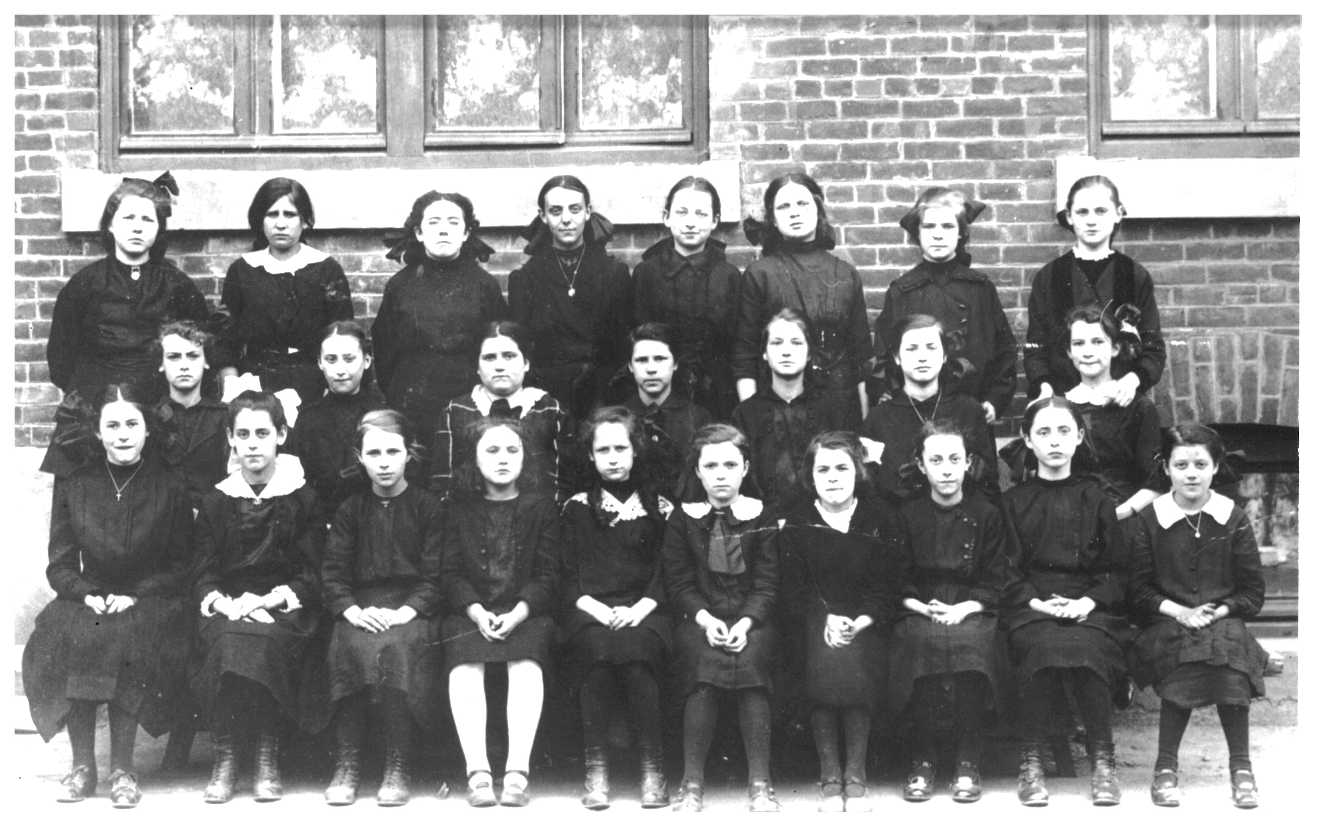 Twenty-five schoolgirls
