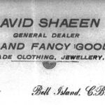 David Shaheen’s 1913 business stationery