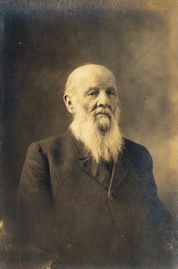 Sepia picture of Alfred-Narcisse LePailleur at an advanced age.