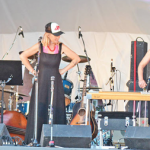 The Patenaude family performing