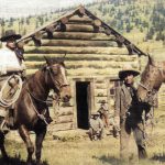 Mike Isnardy heading out on a cattle drive