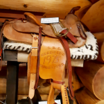 Mike Isnardy’s prize saddle
