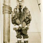 Clarence Pigeon in Inuit clothing