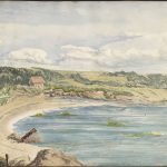 Watercolour by Lady Agnes Macdonald: “Near the Bathing Place”