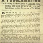Proclamation of Canadian Confederation