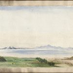 Watercolour by Lady Agnes Macdonald: “From the Summer House at Rookwood”