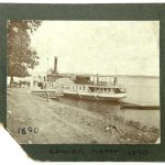 Photograph, Steamship ‘Esturion’ at Lower Wharf, 1890.