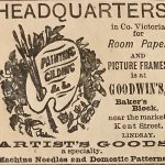 W.A. Goodwin Advertisement, December 10th 1886