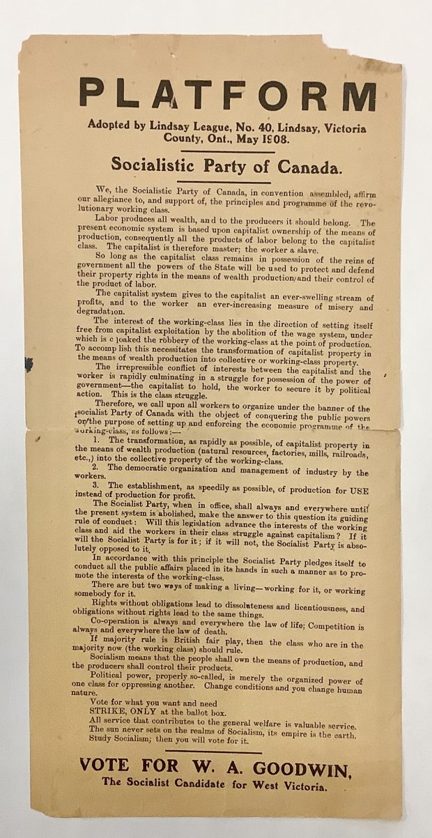 Image of political document in black-and-white text